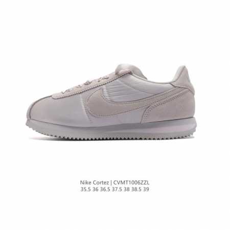 新款 耐克 Nk Classic Cortez Leather 阿甘复古初代皮革运动慢跑鞋。Nike Classic Cortez 鞋款是 Nike 元年款跑步 - 点击图像关闭