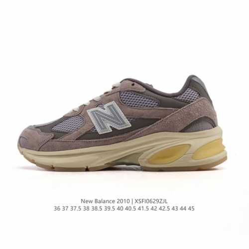 公司级 新百伦 New Balance2010英产做旧鞋款纯色绒运动鞋 厚底增高老爹鞋。此复刻经典鞋款，加入当下大热的户外元素，以曾经篮球鞋款型式样加以打造鞋款