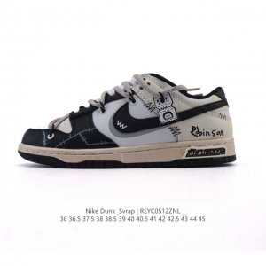 公司级 真标耐克Nike Dunk Svrap系列 缝合怪 不规则 解构绑带 双鞋带 Nike Dunk Scrap Low 低帮男女鞋 彩色拼接运动鞋休闲鞋板