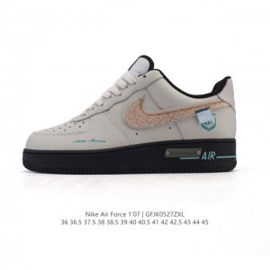 耐克 Nike Air Force 1 '07 Low 空军一号含气垫 小白鞋 2025年 蛇年新款 低帮百搭厚底增高休闲运动板鞋 柔软 弹性十足的缓震性能和出