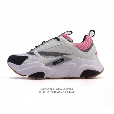 Dior 迪奥 高奢品牌 彰显高级气质 Dior 运动鞋低帮系列复古休闲鞋时尚慢跑鞋厚底老爹鞋圆头系带 运动跑鞋 生活休闲鞋 男女同款 时髦单品 时尚百搭 复古