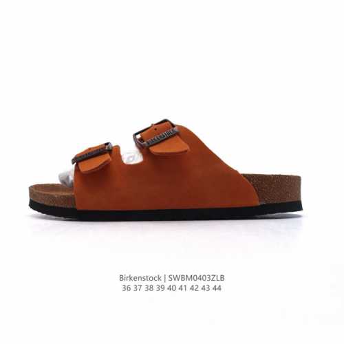 公司级 德国百年知名鞋履品牌 博肯Birkenstock 勃肯拖鞋系列凉拖鞋休闲沙滩凉鞋 广东原产#采用质地柔软牛皮革 中底搭载缓震软木橡胶 外置Eva轻量片装