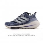 阿迪达斯 男女鞋 Adidas Ultraboost 21 爆米花 低帮畅跑缓震回弹跑步运动鞋 Ultraboost 21以全新的外观示人 此次采用全新编制纹理