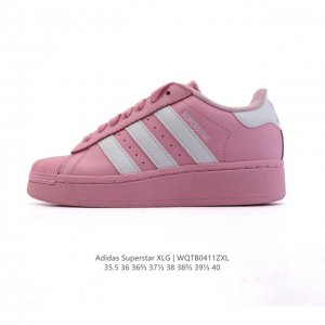 降价原价 元 阿迪达斯 三叶草Adidas Originals Superstar Xlg 贝壳头系列 低帮厚底松糕经典百搭休闲运动板鞋。当你试图定义Adida