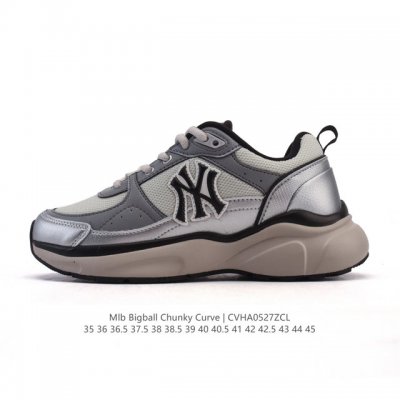 公司级 全新2025年新款 Ny美国榄球洋基队New York Yankees X Mlb Chunky Runner Liner 莱纳系列低帮厚底老爹风透气舒