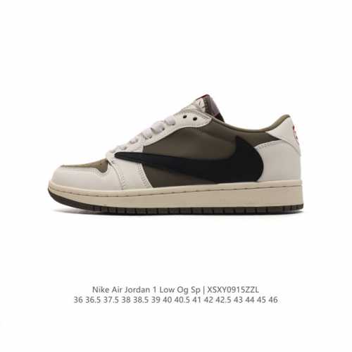 真标 耐克 Nike Air Jordan 1 Low Og Sp Military Blue Aj1乔1 倒勾 低帮篮球鞋 Aj1 乔丹1代 Aj1 乔1 反