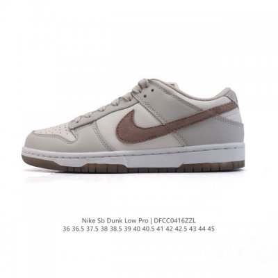 耐克 Nike Sb Dunk Low pro 男女同款运动鞋复古板鞋，尽情迈步，彰显个性风采。采用柔软皮革鞋面，经久耐穿，塑就如元年款 Dunk 般的复古质感