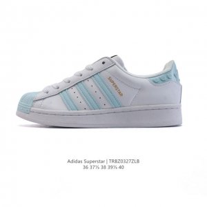 140 阿迪达斯 Adidas Superstar 三叶草2025年新款鞋子 蛇年新款经典贝壳头系列 新款休闲板鞋潮流女士运动鞋 。鞋面柔软皮革材质 标志性的贝