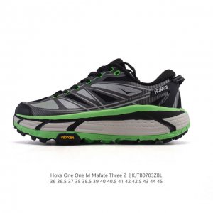 公司级 Hoka One One Mafate Three 2 男女子跑步鞋 越野跑新配色！采用 Mafate Speed 2 缓冲性良好的底部单元，搭载有快速
