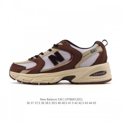 真标 新百伦 Nb530 New Balance 530 复跑古鞋 厚底增高老爹鞋 缓震运动慢跑鞋。Nb530这鞋双确实是Nb家经复典古款式之一，以全科新技诠释