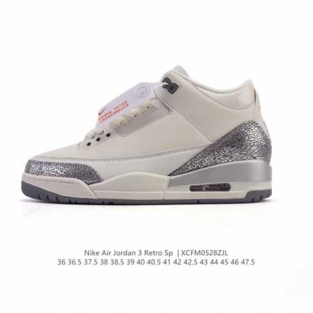 公司级 耐克 乔丹 Aj3 耐克 Nike Air Jordan 3 Retro Se 乔3 复刻篮球鞋 乔丹3代 三代 男女子运动鞋 作为 Aj 系列中广受认 - 点击图像关闭