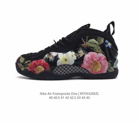 耐克nike Air Foamposite One 时尚运动鞋潮篮球鞋 是一双内场的后卫战靴 97年1月份首期发行 使用foamposite一次成型的喷塑鞋面 - 点击图像关闭