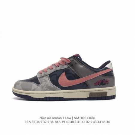 耐克 乔丹air Jordan 1 Low Aj1 熊猫 乔1 乔丹1代aj1 低帮复古文化休闲运动篮球鞋。从1985 年面世的元年款汲取设计灵感，采用简洁大方 - 点击图像关闭