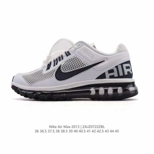 公司级 耐克 Nike Air Max 系列经典人气单品强势回归。Nike Air Max 2013 男女子气垫运动鞋 厚底增高跑步鞋，延续以往的时尚格调和运动