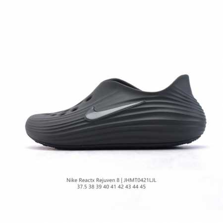 新品公司级 耐克 Nike Reactx Rejuven8 沙滩鞋 柔软回弹耐磨透气凉拖鞋 包头凉鞋25夏季新款轻便透气洞洞鞋外穿休闲鞋 Hv5060-002 - 点击图像关闭