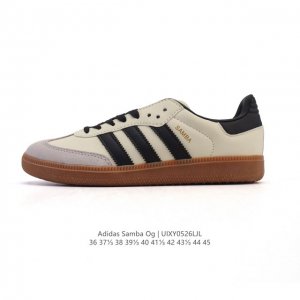 阿迪达斯 德训鞋 Adidas Originals Samba Og Shoes 经典运动鞋小白鞋 T头鞋 男女鞋 彰显休闲摩登风情的时尚经典鞋 它诞生于50年