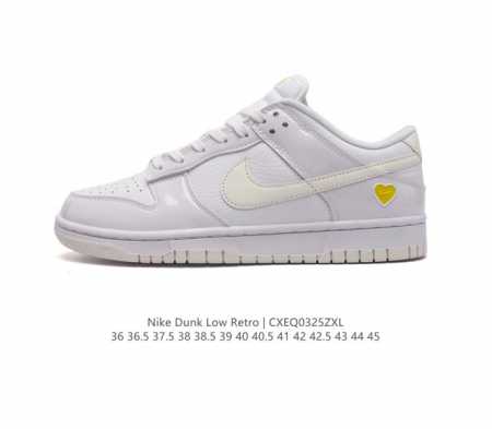 耐克 Nike Dunk Low Retro 运动鞋 复古运动板鞋 作为 80 年代经典篮球鞋款 起初专为硬木球场打造 后来成为席卷街头的时尚标杆 现以经典细节 - 点击图像关闭