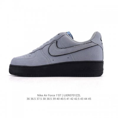 耐克 Nike Air Force 1 '07 Low 空军一号含气垫 小白鞋 低帮百搭厚底增高休闲运动板鞋。柔软、弹性十足的缓震性能和出色的中底设计，横跨复古