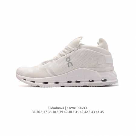 昂跑 On Cloudnova Flux 男女款同款轻量舒适款运动鞋 透气缓震跑步鞋。Cloudnova家族的全新成员:Cloudnovaflux,流畅的时尚外 - 点击图像关闭
