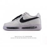耐克 Nike Air Force 1 '07 Low 2025新年新款 蛇年限定 空军一号含气垫 小白鞋 低帮百搭厚底增高休闲运动板鞋。柔软、弹性十足的缓震性