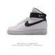 公司级 耐克 Nike Air Force 1 ‘07 HIGH 空军一号 AF1 高帮魔术贴百搭休闲厚底增高运动板鞋时尚男女鞋，柔软、弹性十足的缓震性能和出色