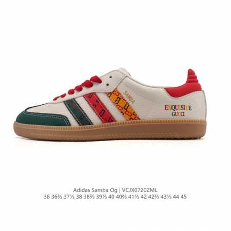 公司级 阿迪达斯 德训鞋 Adidas Originals Samba Og Shoes 经典运动鞋小白鞋 T头鞋 男女士板鞋 彰显休闲摩登风情的时尚经典鞋。它 - 点击图像关闭