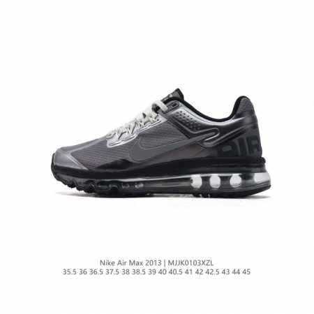 公司级 耐克 Nike Air Max 系列经典人气单品强势回归。Nike Air Max 2013 男女子气垫运动鞋 厚底增高跑步鞋，延续以往的时尚格调和运动 - 点击图像关闭