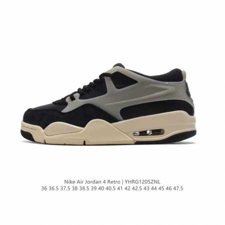 公司级 耐克 新款 Nike Air Jordan 4 Retro Og 低帮 迈克尔 乔丹aj4代乔4 复古休闲运动文化篮球鞋。秉承轻量化的速度型篮球鞋设计思 - 点击图像关闭