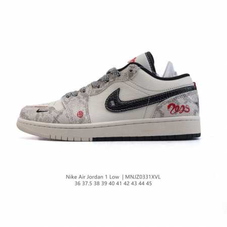 公司级 耐克 乔丹Air Jordan 1 Low Aj1 乔1 乔丹1代Aj1 2025年新款 新年鞋子 蛇年限定低帮复古文化休闲运动篮球鞋。该鞋款从 198 - 点击图像关闭