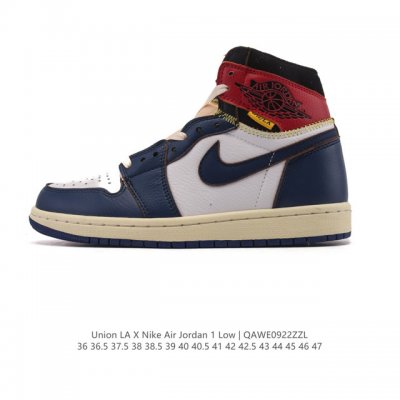 耐克 Union X Air Jordan 1 Retro High pk Nrg 高帮Aj1 乔丹一代经典复古运动篮球板鞋 洛杉矶品牌Union与Jordan