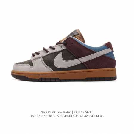 耐克 Nike Sb Dunk Low Pro 男女同款运动鞋复古板鞋。采用柔软皮革鞋面，经久耐穿，塑就如元年款 Dunk 般的复古质感。鞋头透气孔，搭配鞋口和 - 点击图像关闭