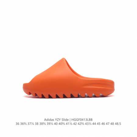 阿迪达斯 Adidas YEEZY SLIDE 经典运动拖鞋时尚厚底增高男女一字拖鞋。YEEZY SLIDE椰子拖鞋的外观十分吸引人，融合了舒适与时尚的元素，延 - 点击图像关闭