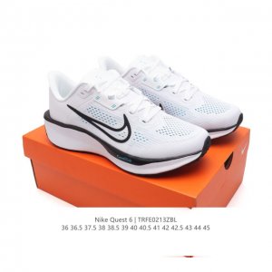 公司级 耐克Nike Air Quest 6 卡贾透质轻气休运闲 透气轻盈缓震跑步鞋，Nike Quest 6男女子透气轻盈缓震跑步鞋采用匠心设计，助你心愿成真