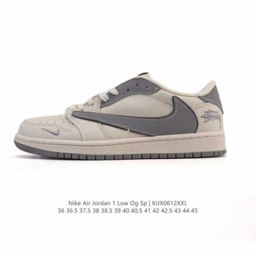 公司级 真标 耐克 Nike Air Jordan 1 Low Og Sp Military Blue Aj1乔1倒勾 2025年新款 蛇年新款 低帮篮球鞋 A