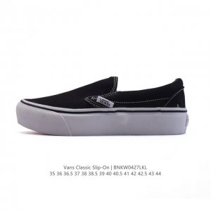 万斯 Vans 中性Classic Slip-On 帆布鞋 硫化板鞋 休闲低帮 运动鞋。Vans的棋盘格鞋款千千万，但Slip-On系列绝对是经典中的经典，松弛
