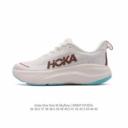 公司级 Hoka One One Skyflow 匠心独运的运动跑鞋 厚底增高老爹鞋 Hoka Skyflow 采用了精致的纱架提花鞋面，缔造出一种宛如量身定制 - 点击图像关闭
