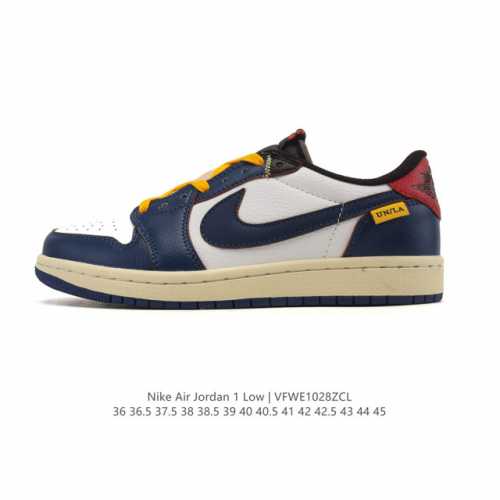 耐克 乔丹Air Jordan 1 Low Aj1 乔1 乔丹1代Aj1 低帮复古文化休闲运动篮球鞋。该鞋款从 1985 年元年款汲取设计灵感，焕新演绎简约经典