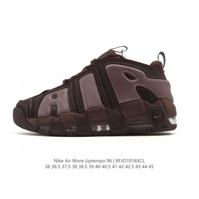 公司级 耐克 Nike Air More Uptempo '96 皮蓬全掌气垫男女子运动鞋厚底增高缓震慢跑鞋。续写 20 世纪 80 年代和 90 年代篮球运动