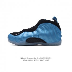 公司级 耐克nike Air Foamposite One 时尚运动鞋潮篮球鞋，是一双内场的后卫战靴，97年1月份首期发行，使用foamposite一次成型的喷