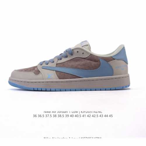 公司级 真标 耐克 Nike Air Jordan 1 Low Og Sp Military Blue Aj1乔1倒勾 2025年新款 蛇年新款 低帮篮球鞋 A
