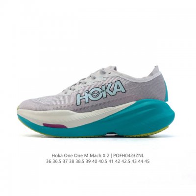公司级 全新升级的Hoka Mach X 2 运动跑步鞋 Hok鞋款，真的是跑步和日常穿搭的双重享受！这款鞋不仅在路跑竞训领域表现出色，日常穿着也非常舒适，颜值