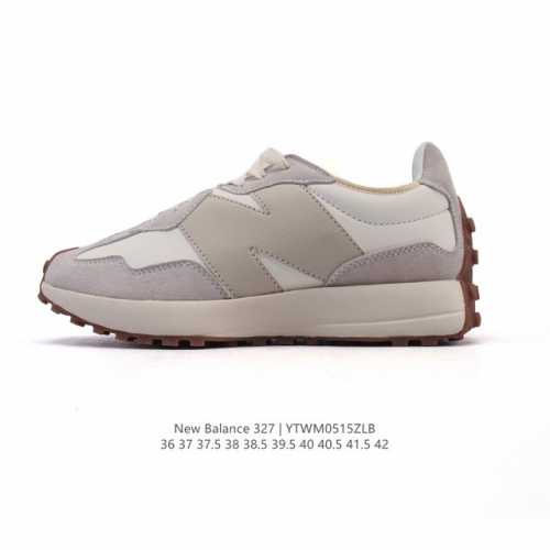 真标 Nb 新百伦 New Balance 327系列复古休闲运动慢跑鞋时尚男女运动鞋 以更纯粹的复古风格设计打造的全新造型 侧身还以解构设计 将 N 字标志以