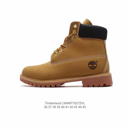 Timberland添柏岚靴子天伯伦高帮马丁靴 踢不烂经典大黄靴 高帮靴 马丁靴 户外休闲潮流系列 搭配防臭防腐真皮乳胶鞋垫，给您完美的穿着体验，质量考究耐穿， - 点击图像关闭