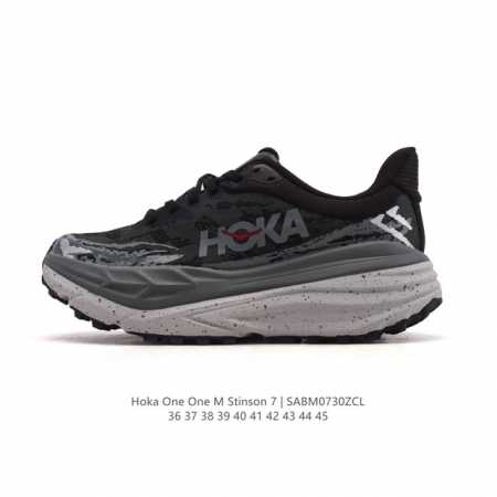 公司级 Hoka One One跑步鞋男女士户外 Stinson Atr 7 防滑抓地灵敏抗冲击徒步休闲鞋 夏季斯廷森厚底增高老爹鞋 7全地形越野跑鞋Stins - 点击图像关闭