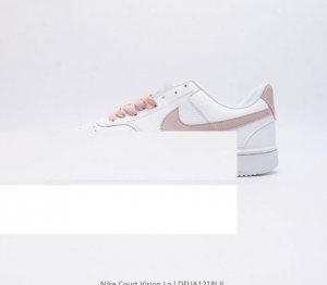 耐克 Nike Court Vision Lo校园风低帮复古篮球板鞋男女运动鞋 延续80年代复古篮球鞋，添加学院风细节。皮革组合鞋面，利落风格，重现复古篮球风范