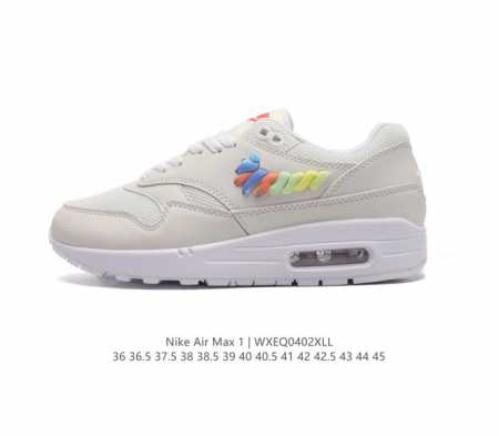 耐克 Nike Air Max 1 Prm 男女子气垫缓震慢跑鞋 复古厚底增高运动鞋 从法国建筑中汲取设计灵感 兼具运动风范和时尚格调 是此系列起初搭载 Air - 点击图像关闭