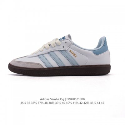 公司级 阿迪达斯 德训鞋 Adidas Originals Samba Og Shoes 经典运动鞋小白鞋 T头鞋 男女鞋 彰显休闲摩登风情的时尚经典鞋 它诞生