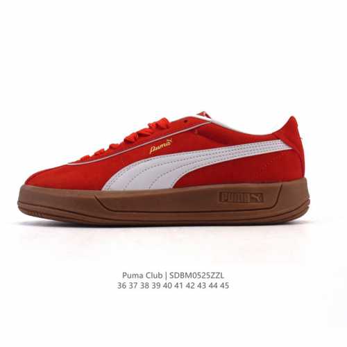 新品 puma 彪马 Club Klassika Sd 防滑 耐磨 低帮 系带 复古 运动休闲鞋 德训鞋 男女同款 穿起来还很舒服 轻便舒适 能应对的场景也很多