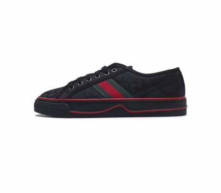 Gucci 古奇 小白鞋 古驰奢侈品男女运动板鞋 休闲鞋子 Gucci Tennis 1977老花鞋 经典耐穿 复古感满满的gucci老花鞋老花满印板鞋 生胶底 - 点击图像关闭