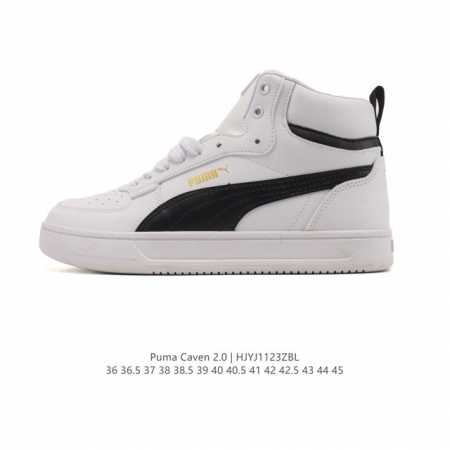 公司级 puma 彪马 男女式 Caven 2.0 运动板鞋卡文 2.0 中性高帮运动鞋。Caven 2.0 是对经典 1980 年代篮球轮廓的微妙旋转，外观是 - 点击图像关闭